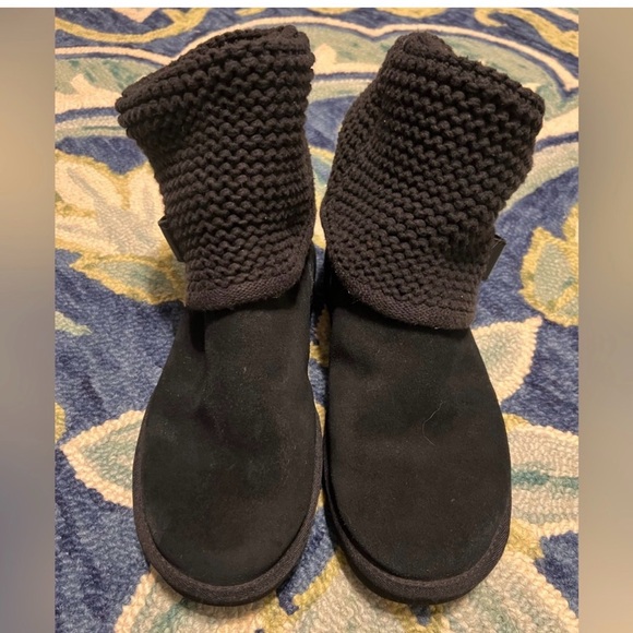 UGG Shaina Booties – Black – Size 10 – EUC – Cozy Knit Cuff - Picture 11 of 11